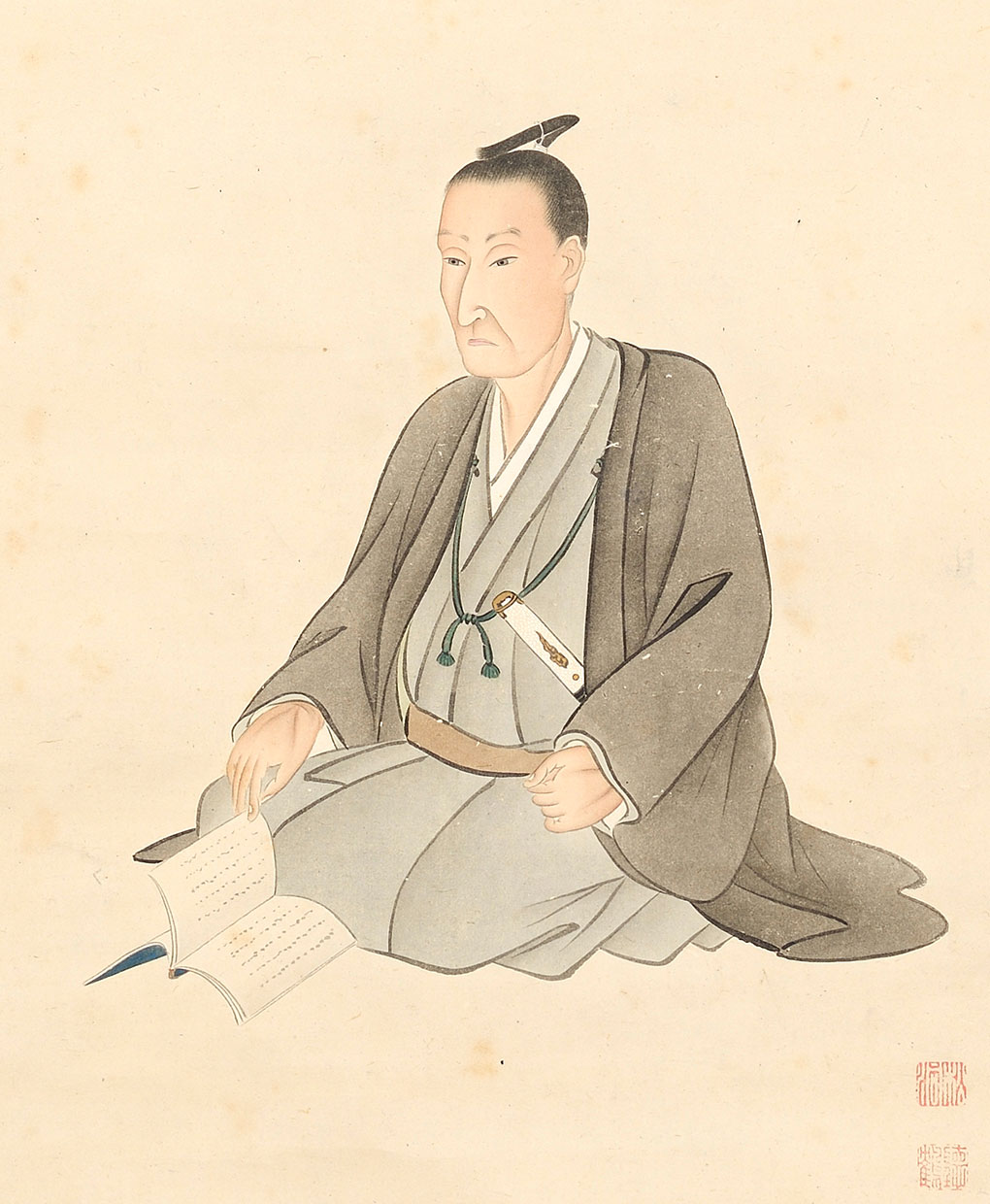 画像：吉田松陰自賛肖像